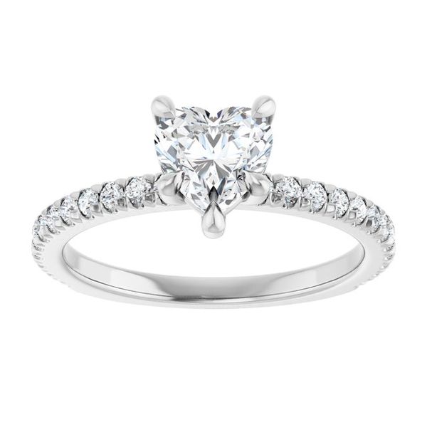 Claw-Prong Engagement Ring Image 3 Jewel Smiths Oklahoma City, OK