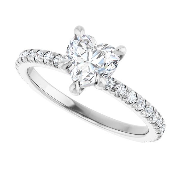 Claw-Prong Engagement Ring Image 5 Jewel Smiths Oklahoma City, OK