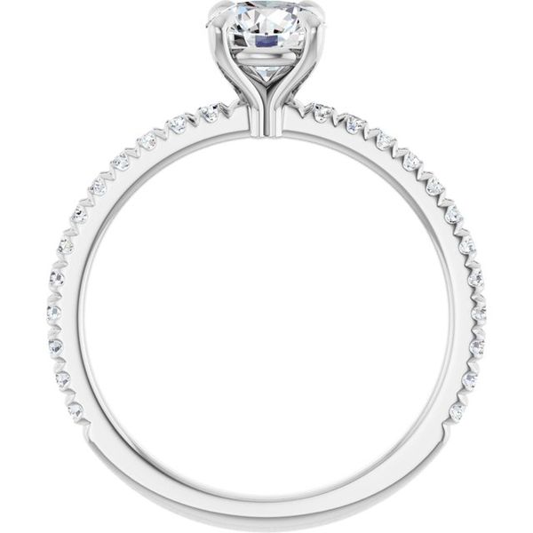 Claw-Prong Engagement Ring Image 2 Jewel Smiths Oklahoma City, OK