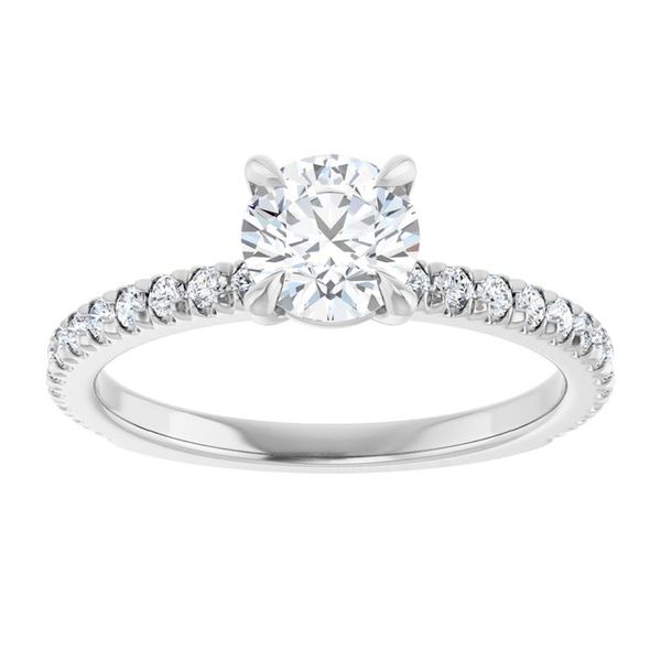 Claw-Prong Engagement Ring Image 3 Jewel Smiths Oklahoma City, OK