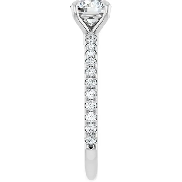 Claw-Prong Engagement Ring Image 4 Jewel Smiths Oklahoma City, OK