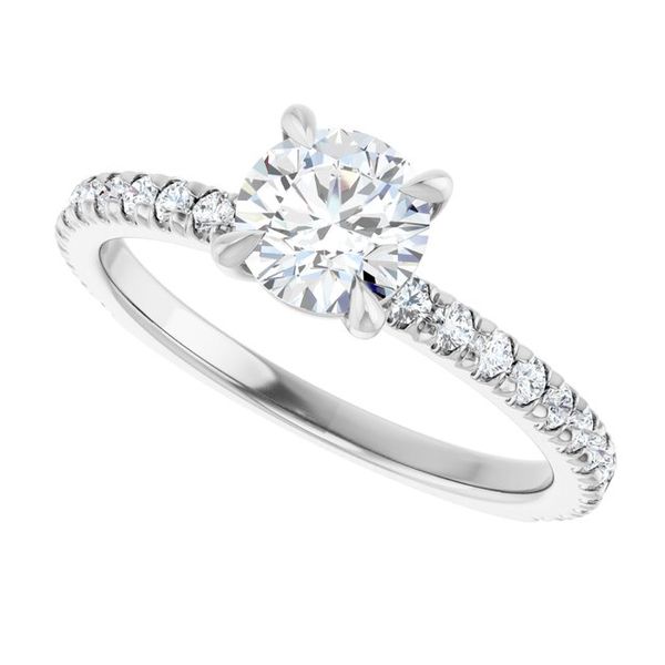Claw-Prong Engagement Ring Image 5 Jewel Smiths Oklahoma City, OK