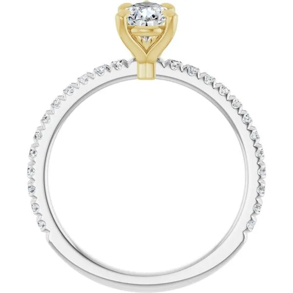 Claw-Prong Engagement Ring Image 2 H. Brandt Jewelers Natick, MA