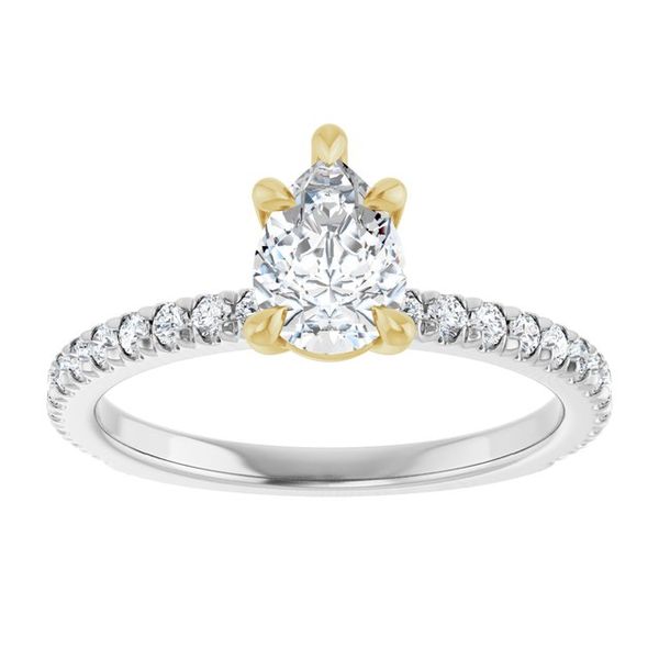 Claw-Prong Engagement Ring Image 3 H. Brandt Jewelers Natick, MA