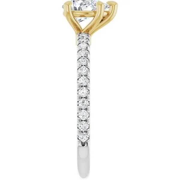 Claw-Prong Engagement Ring Image 4 H. Brandt Jewelers Natick, MA