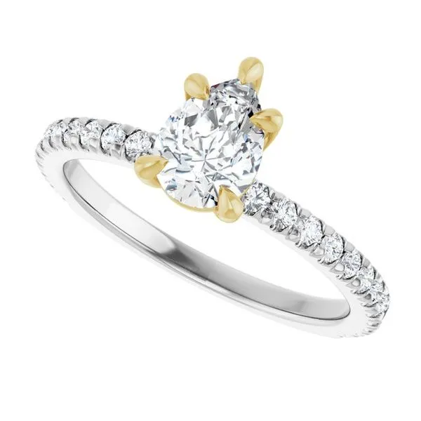 Claw-Prong Engagement Ring Image 5 H. Brandt Jewelers Natick, MA