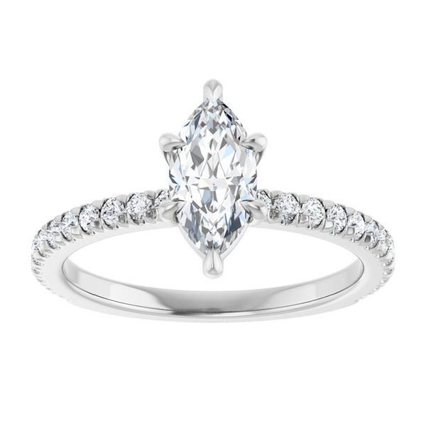 Claw-Prong Engagement Ring Image 3 Jewel Smiths Oklahoma City, OK