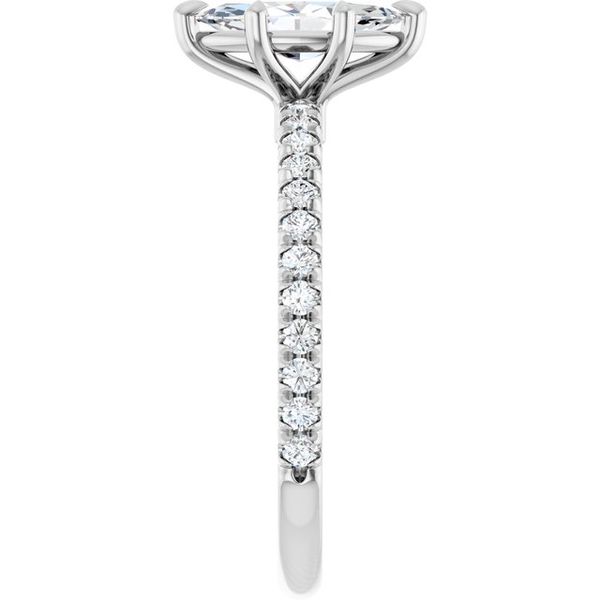 Claw-Prong Engagement Ring Image 4 Jewel Smiths Oklahoma City, OK