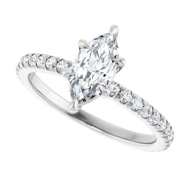 Claw-Prong Engagement Ring Image 5 Jewel Smiths Oklahoma City, OK