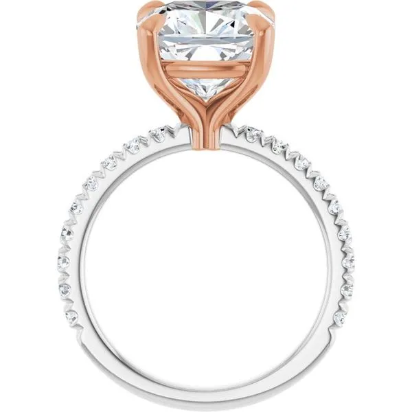 Claw-Prong Engagement Ring Image 2 H. Brandt Jewelers Natick, MA