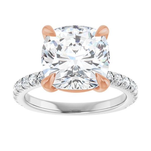 Claw-Prong Engagement Ring Image 3 H. Brandt Jewelers Natick, MA
