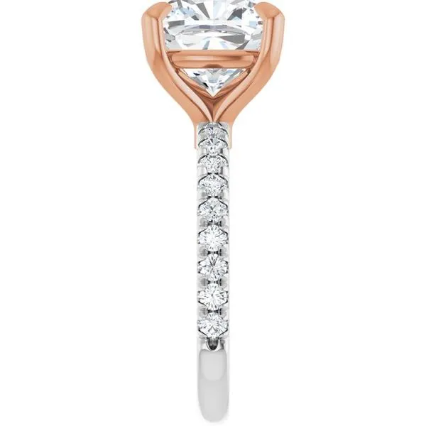 Claw-Prong Engagement Ring Image 4 H. Brandt Jewelers Natick, MA