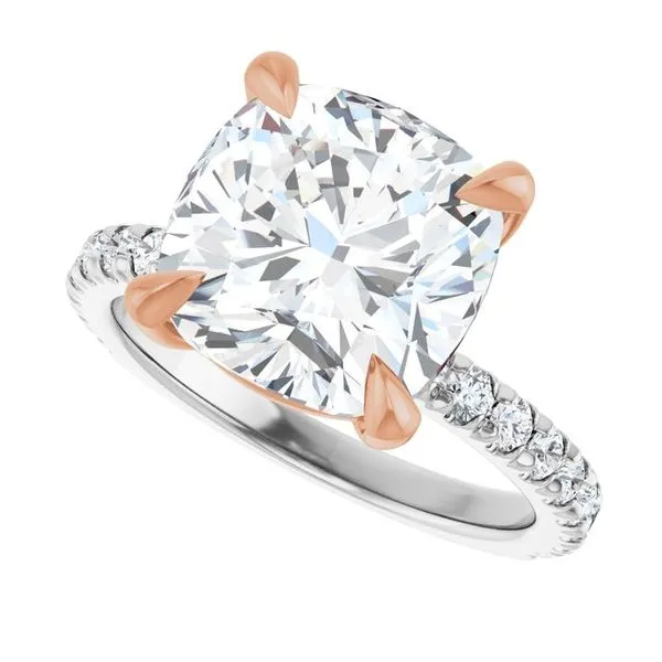 Claw-Prong Engagement Ring Image 5 H. Brandt Jewelers Natick, MA