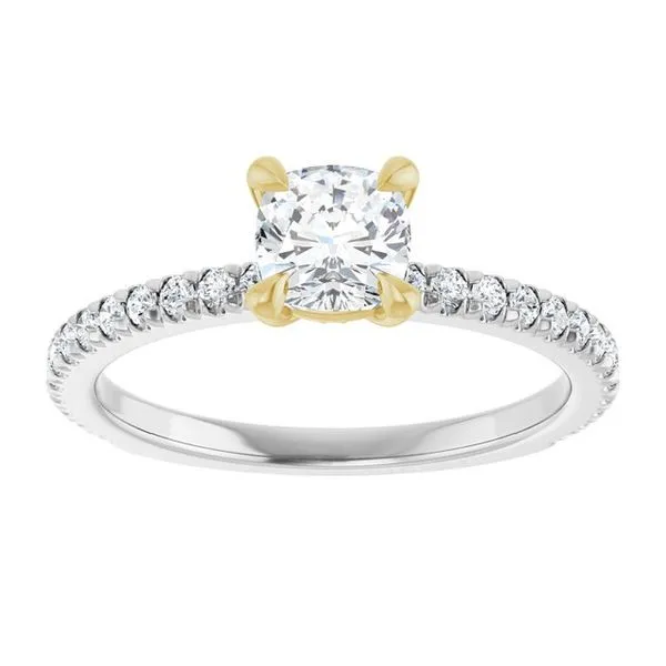 Claw-Prong Engagement Ring Image 3 Jewel Smiths Oklahoma City, OK