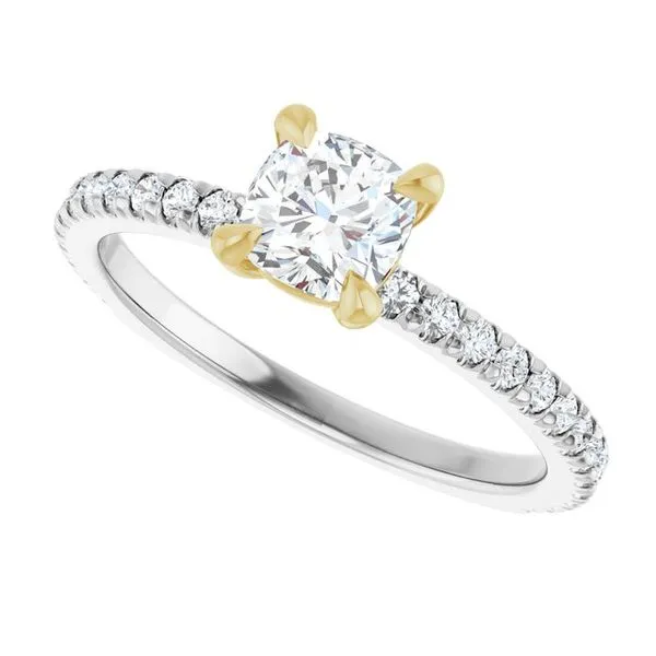Claw-Prong Engagement Ring Image 5 Jewel Smiths Oklahoma City, OK