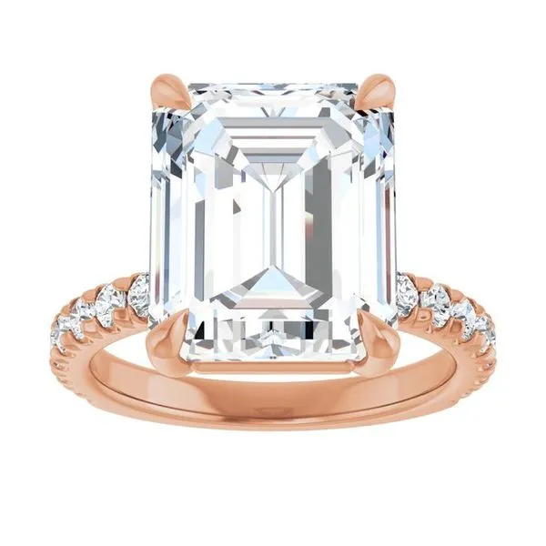 Claw-Prong Engagement Ring Image 3 Jewel Smiths Oklahoma City, OK