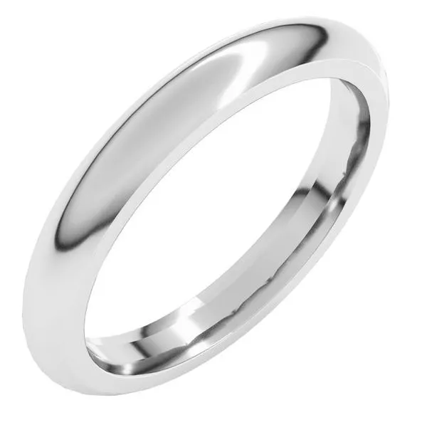 Comfort-Fit Half Round Band