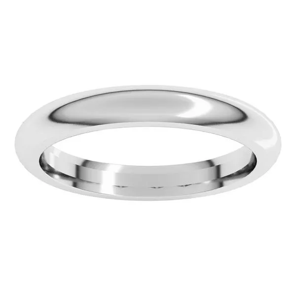 Comfort-Fit Half Round Band
