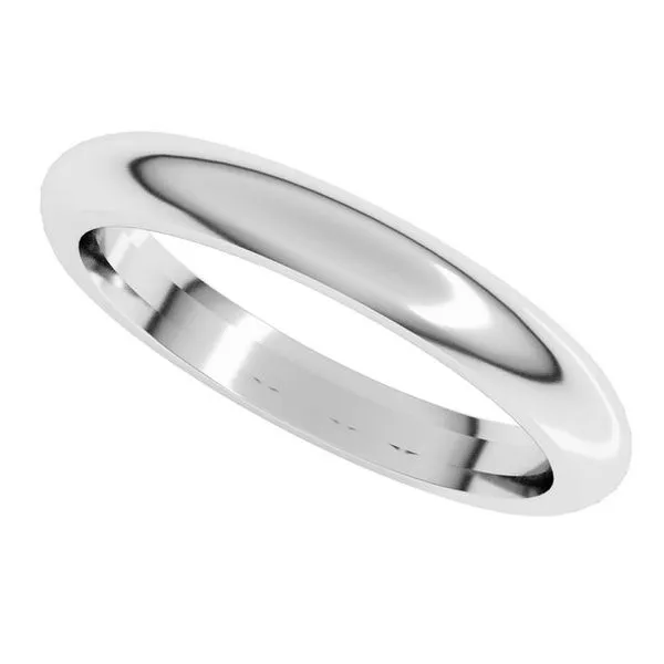 Comfort-Fit Half Round Band
