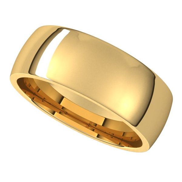Half Round Comfort Fit Light Bands Image 5 Javeri Jewelers Inc Frisco, TX