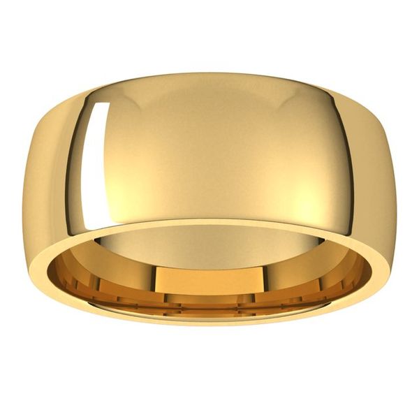 Half Round Comfort Fit Light Bands Image 3 Don's Jewelry & Design Washington, IA