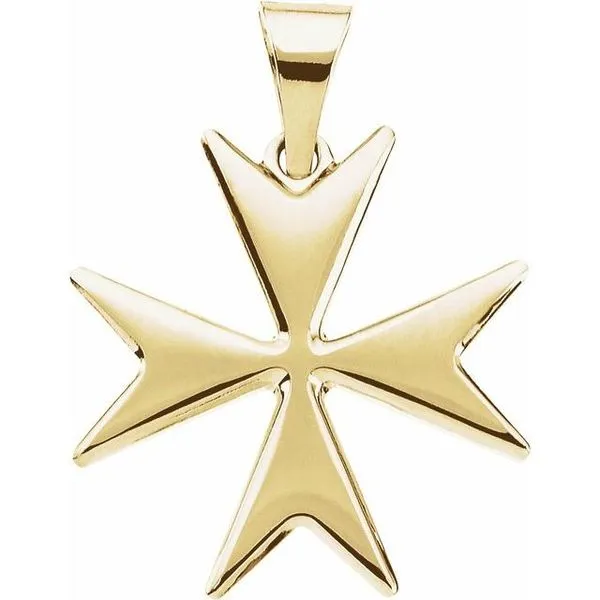 Maltese 2025 cross charm