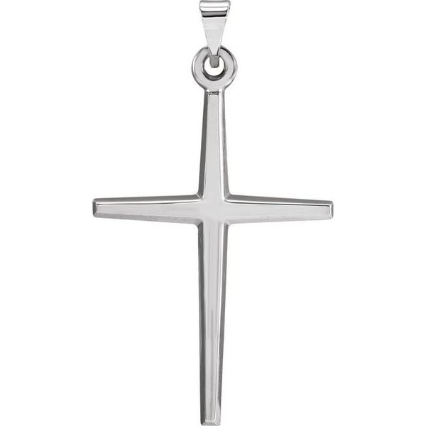 Elevated Faith Gold Wrapped Cross Ring, 5, Steel, enamel 