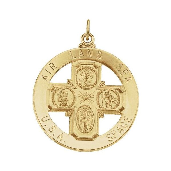 St. Christopher Four-Way Medal Conti Jewelers Endwell, NY