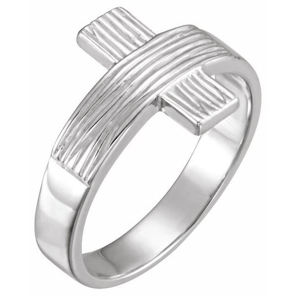 The Rugged Cross® Chastity Ring D'Errico Jewelry Scarsdale, NY