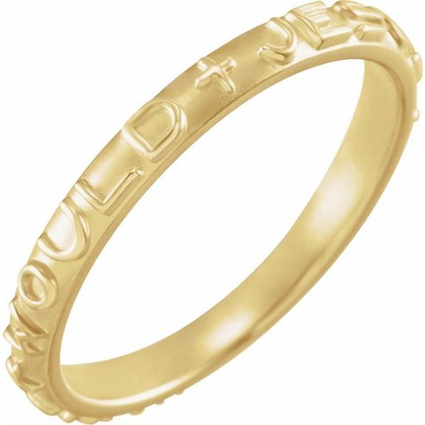 What Would Jesus Do Prayer Ring Conti Jewelers Endwell, NY