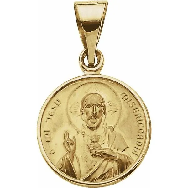 Stuller Sacred Heart of Jesus Medal R16933:129566:P | Conti