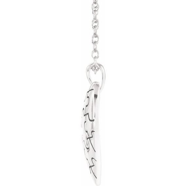 Stuller A Piece of My Heart Necklace R410013:101:P SS Canton