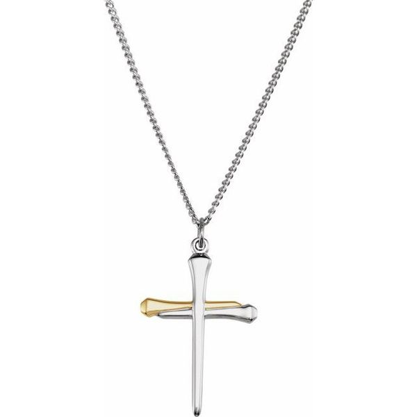 3 Nail Cross Leather Necklace | Men's Cross Necklaces on  ChristianJewelry.com