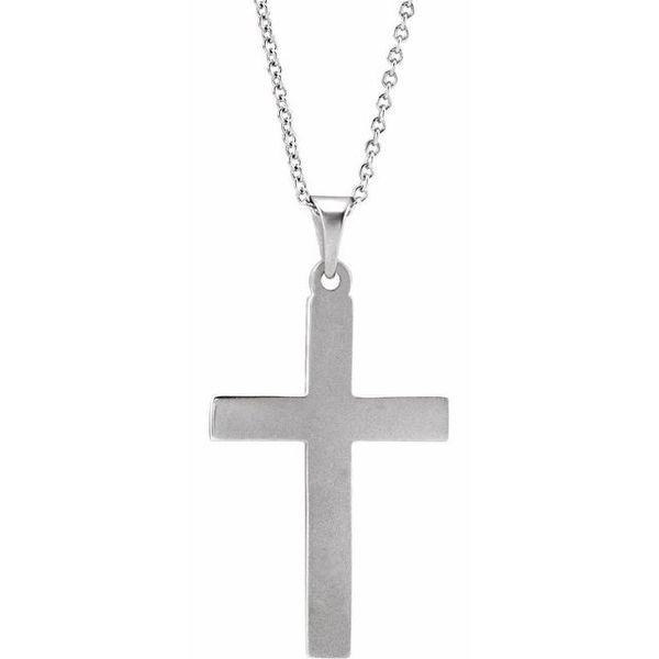 Buy Sterling Silver Crucifix Cross Pendant Necklace 18 inches 3 Grams at  ShopLC.