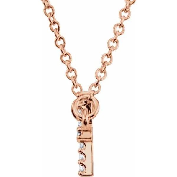 Sideways Cross Necklace