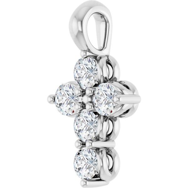 Accented Cross Pendant Image 2 Moseley Diamond Showcase Inc Lexington, SC