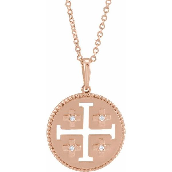 Jerusalem Cross Jewelry Gifts -Jerusalem Cross Pendant - Necklaces - K –  House of Morgan Pewter