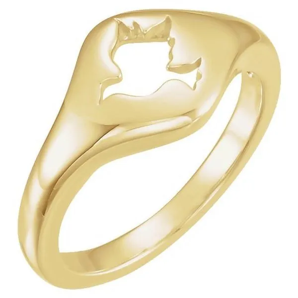 Gold on sale dove ring