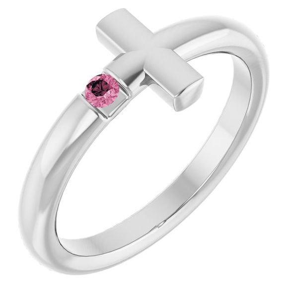 Large Mason Pink Sapphire Solitaire Ring - Ready to Ship