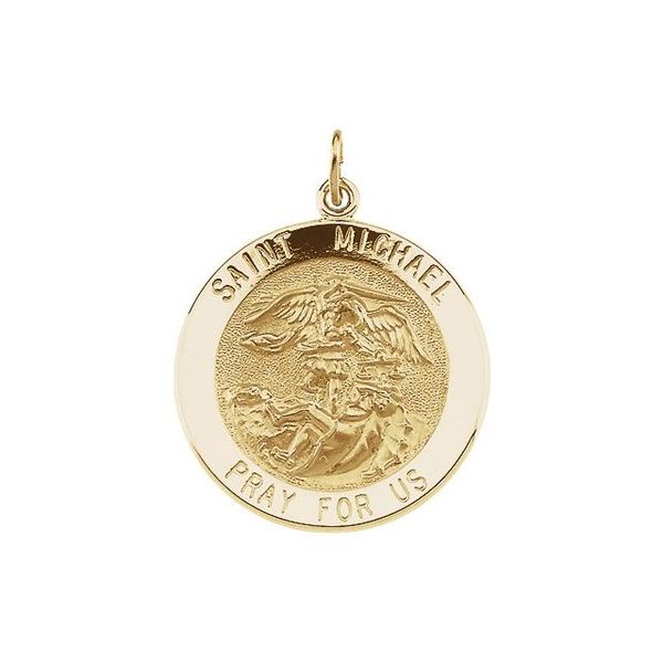 St. Michael Medal Pendant Greenfield Jewelers Pittsburgh, PA