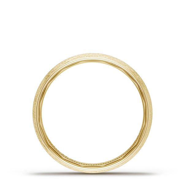 Classic Rounded in Brushed Finish Wedding Band Image 2 Quenan's Fine Jewelers Georgetown, TX