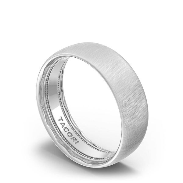 Classic Rounded in Satin Finish Wedding Band Image 3 Quenan's Fine Jewelers Georgetown, TX