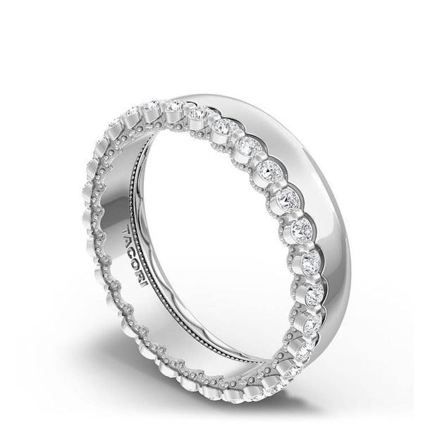High Polish Eternity Wedding Band Image 3 Sather's Leading Jewelers Fort Collins, CO