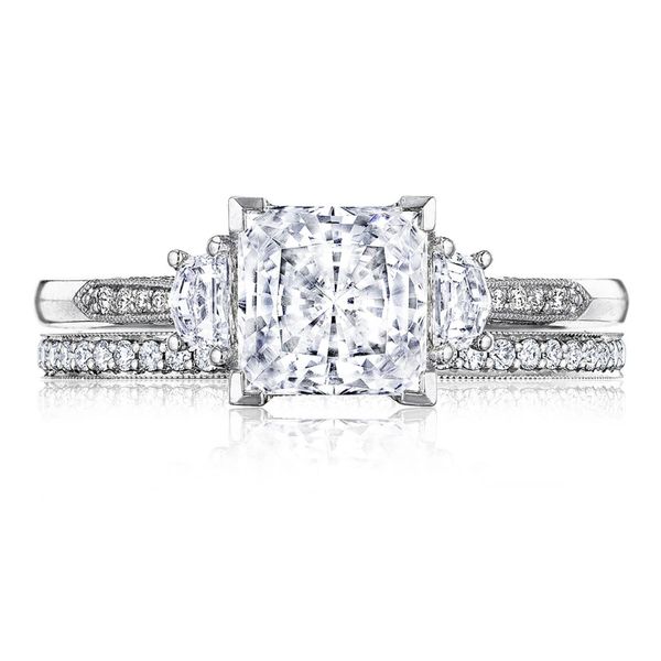 Princess 3-Stone Engagement Ring Image 4 Your Jewelry Box Altoona, PA