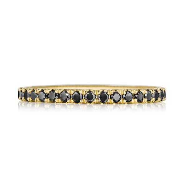 String of Black Diamonds Ring Image 2 Sather's Leading Jewelers Fort Collins, CO