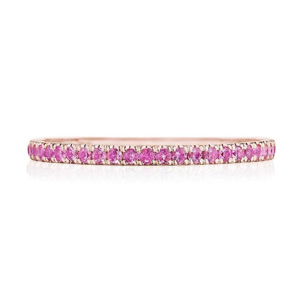String of Pink Sapphires Ring Mitchell's Jewelry Norman, OK
