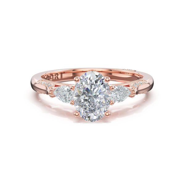 Oval 3-Stone Engagement Ring Image 2 Baxter's Fine Jewelry Warwick, RI