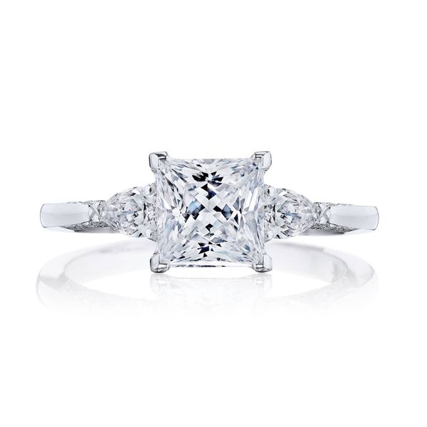Princess 3-Stone Engagement Ring Cornell's Jewelers Rochester, NY