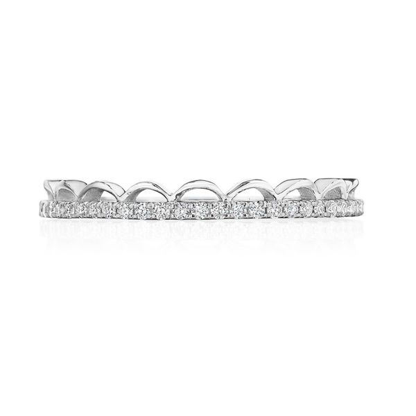 Crescent Crown Ring with Diamond Sather's Leading Jewelers Fort Collins, CO