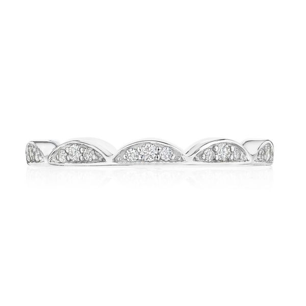 Crescent Crown Ring with Diamond Comstock Jewelers Edmonds, WA